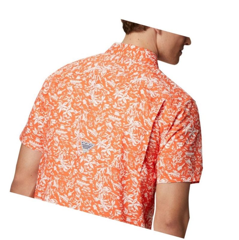 Columbia Collegiate PFG Super Slack Tide - Oregon State Gömlek Erkek Kahverengi Turuncu | 91254-JEBS