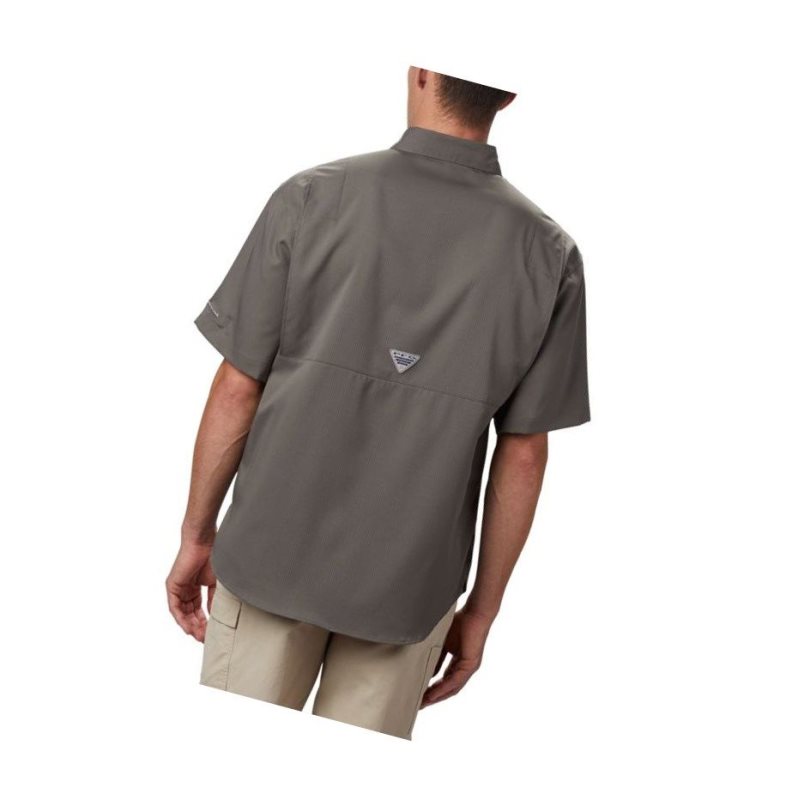 Columbia Collegiate PFG Tamiami Short Sleeve - Florida State Gömlek Erkek Gri | 58143-ZIBN