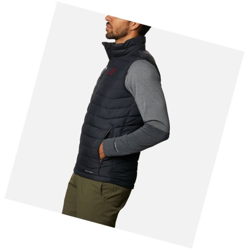 Columbia Collegiate Powder Lite - Alabama Yelek Erkek Siyah | 60841-NMPV
