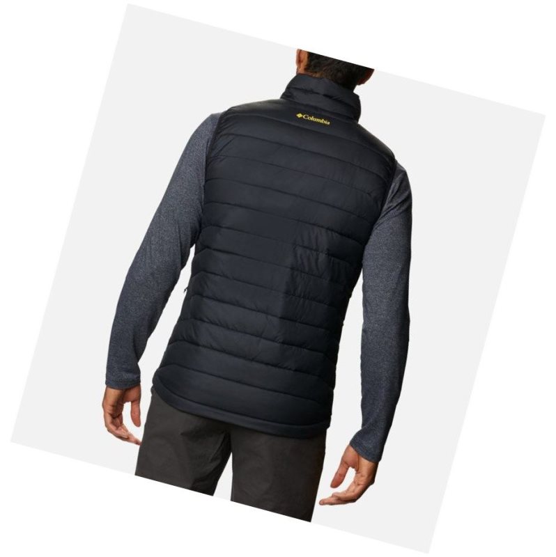 Columbia Collegiate Powder Lite - Oregon Yelek Erkek Siyah | 36085-ASQB