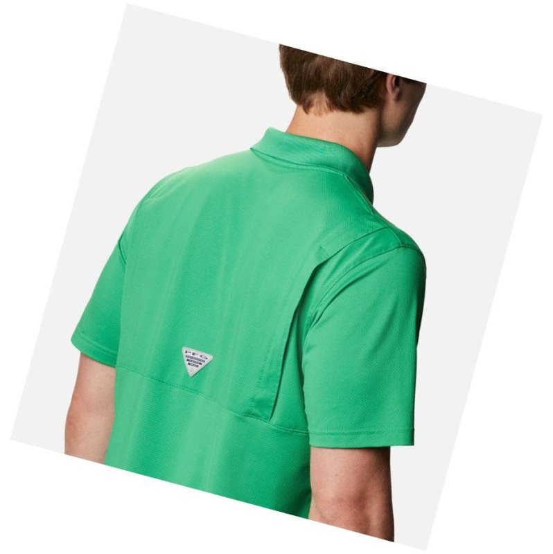 Columbia Collegiate Skiff Cast - Oregon Polo Gömlek Erkek Yeşil | 78219-CENS
