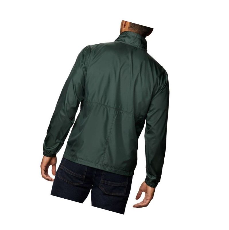 Columbia Creekview Windbreaker Mont Erkek Yeşil | 53872-MITQ