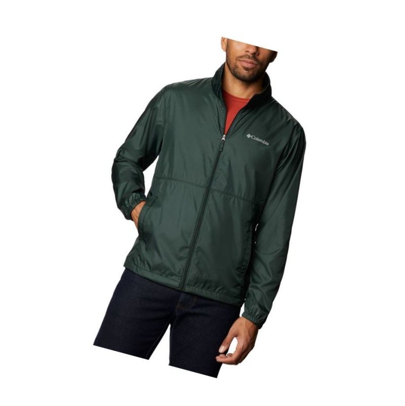 Columbia Creekview Windbreaker Mont Erkek Yeşil | 53872-MITQ