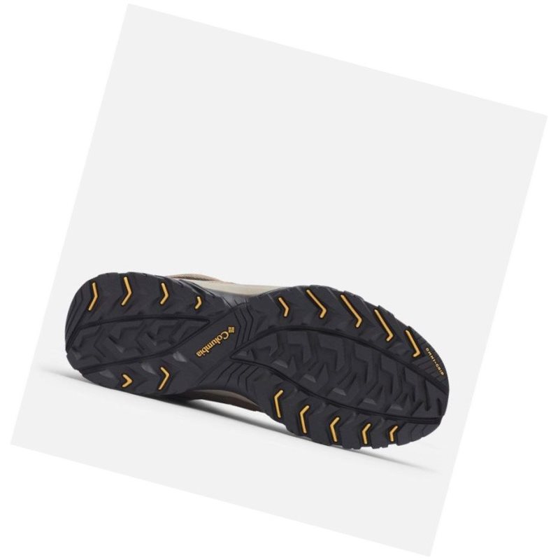 Columbia Crestwood Mid Waterproof Yürüyüş Botu Erkek Koyu Kahverengi Gri | 74196-JSKA