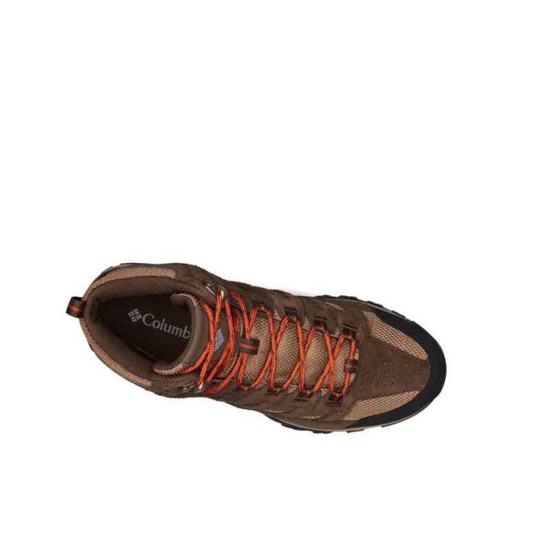 Columbia Crestwood Mid Waterproof Yürüyüş Botu Erkek Koyu Kahverengi | 45907-RQXB