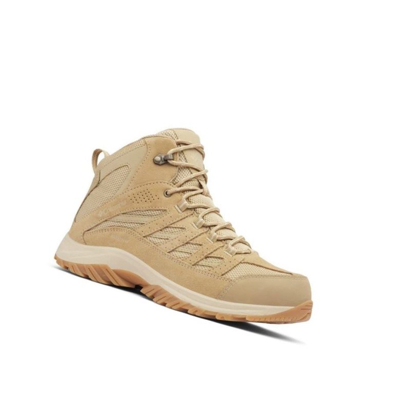 Columbia Crestwood Mid Waterproof Yürüyüş Botu Erkek Kahverengi | 35697-TDMZ