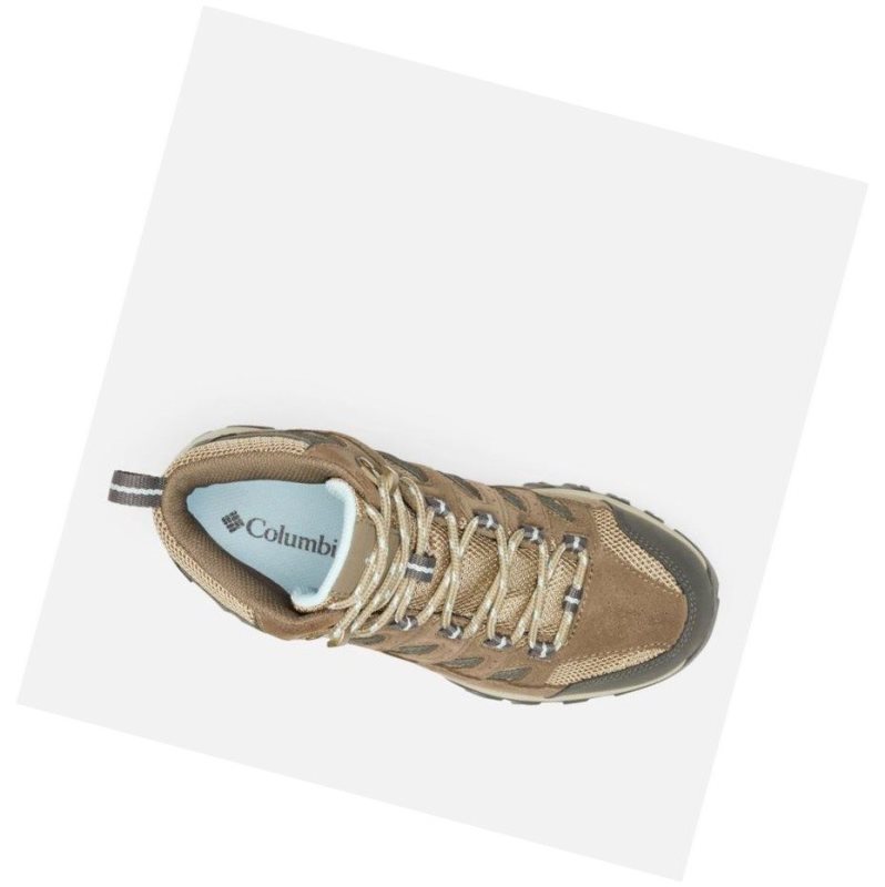 Columbia Crestwood Mid Waterproof Yürüyüş Botu Kadın Kahverengi | 06854-XPSE