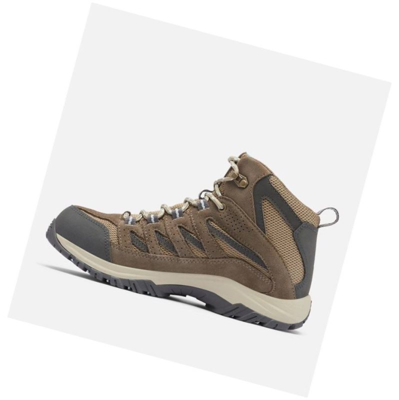 Columbia Crestwood Mid Waterproof Yürüyüş Botu Kadın Kahverengi | 06854-XPSE