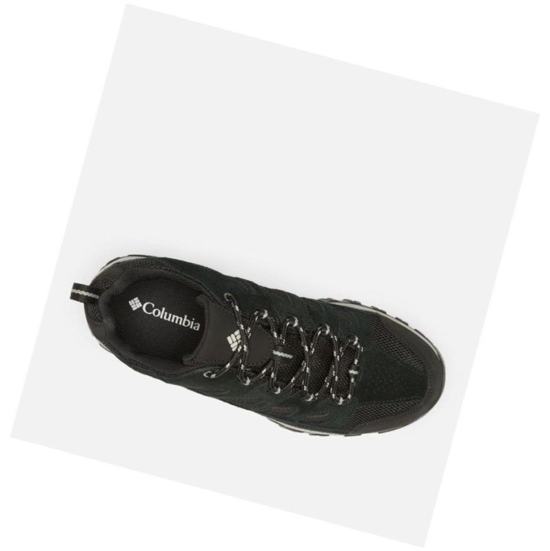 Columbia Crestwood Waterproof Wide Yürüyüş Ayakkabısı Erkek Siyah Gri | 74823-FEAQ