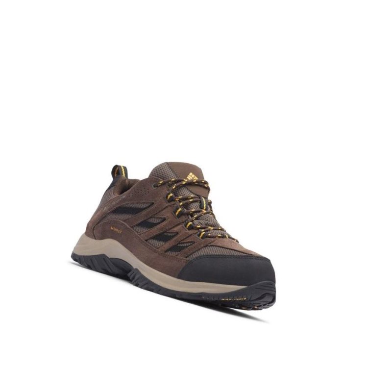 Columbia Crestwood Waterproof Wide Yürüyüş Ayakkabısı Erkek Gri | 25891-IFHX
