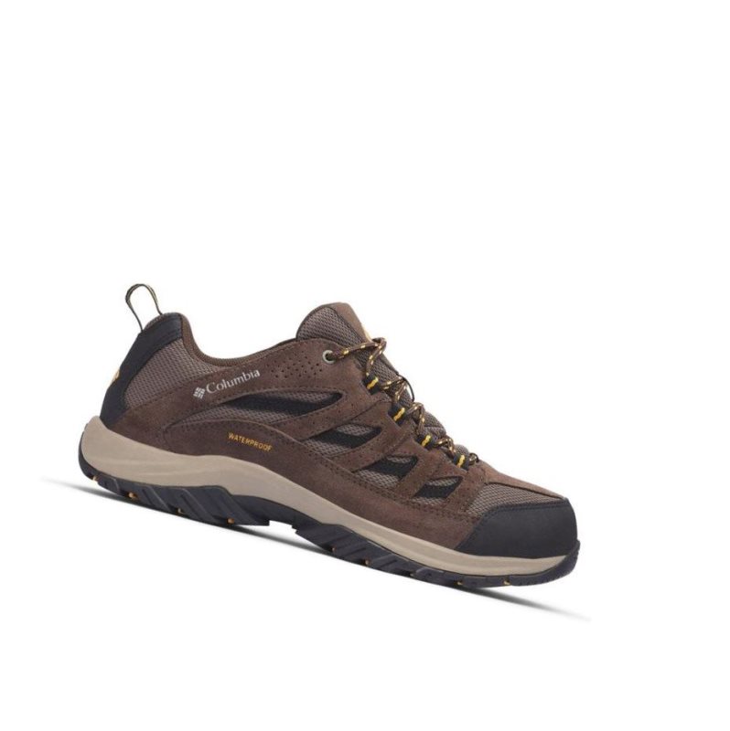 Columbia Crestwood Waterproof Wide Yürüyüş Ayakkabısı Erkek Gri | 25891-IFHX