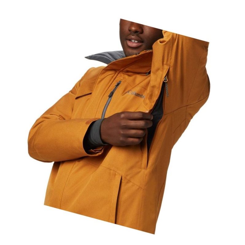 Columbia Cushman Crest Insulated Mont Erkek Kahverengi | 47251-MSCB
