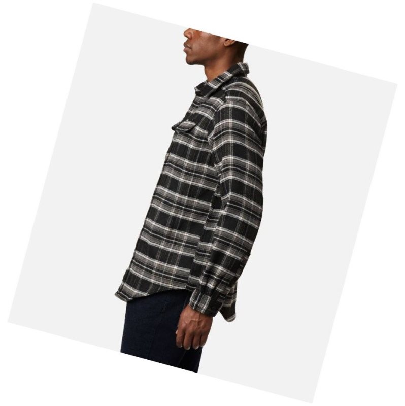 Columbia Deschutes River Heavyweight Flannel Gömlek Erkek Gri | 13827-FAIZ