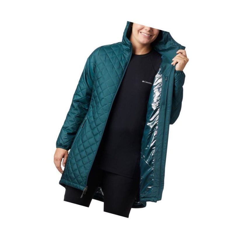 Columbia Dualistic Long Mont Kadın Mavi | 78156-UMCT
