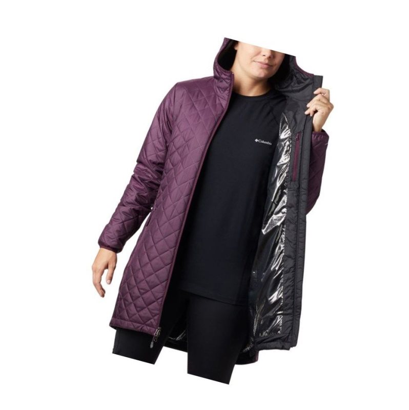 Columbia Dualistic Long Mont Kadın Siyah Pembe | 61532-TBWO
