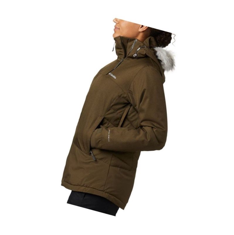 Columbia Emerald Lake Parka Mont Kadın Zeytin Yeşili | 27945-VRIX