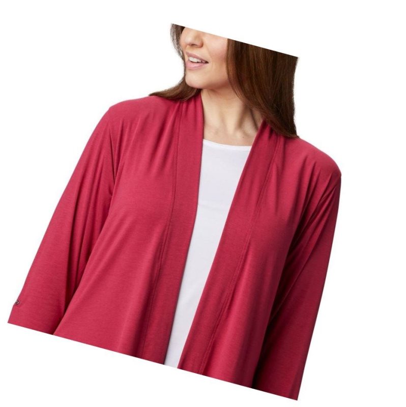 Columbia Essential Elements Plus Size Hırka Kadın Kırmızı Mor | 09815-HIQF