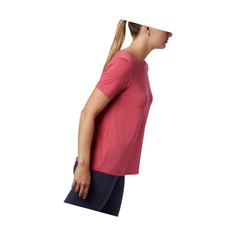 Columbia Essential Elements Short Sleeve Tişört Kadın Pembe | 57368-MONF