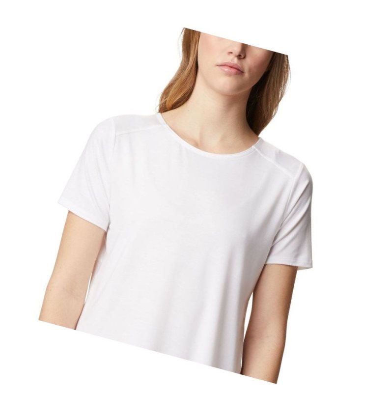 Columbia Essential Elements Short Sleeve Tişört Kadın Beyaz | 15240-ZOSM