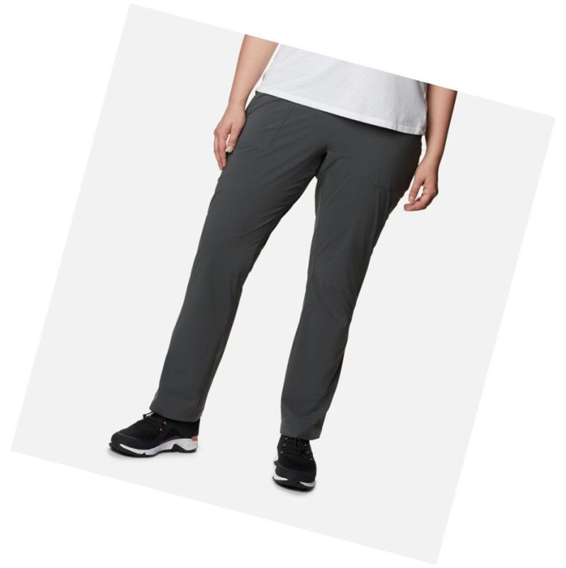 Columbia Everyday Go To Plus Size Pantolon Kadın Koyu Gri | 03764-NOJQ
