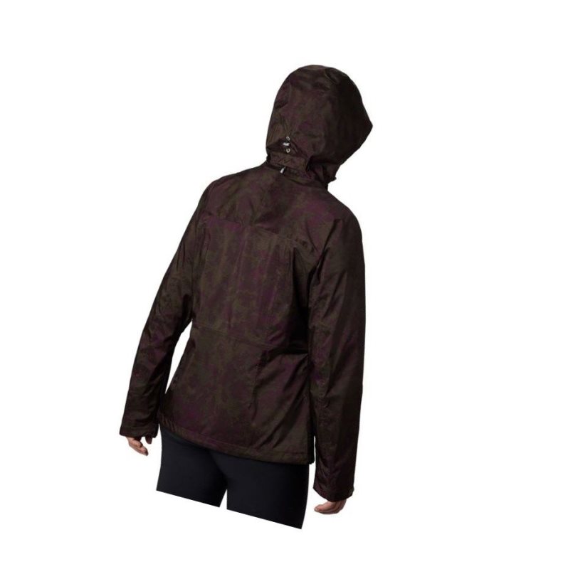 Columbia Evolution Valley II Mont Kadın Zeytin Yeşili Camo | 95602-ONLC