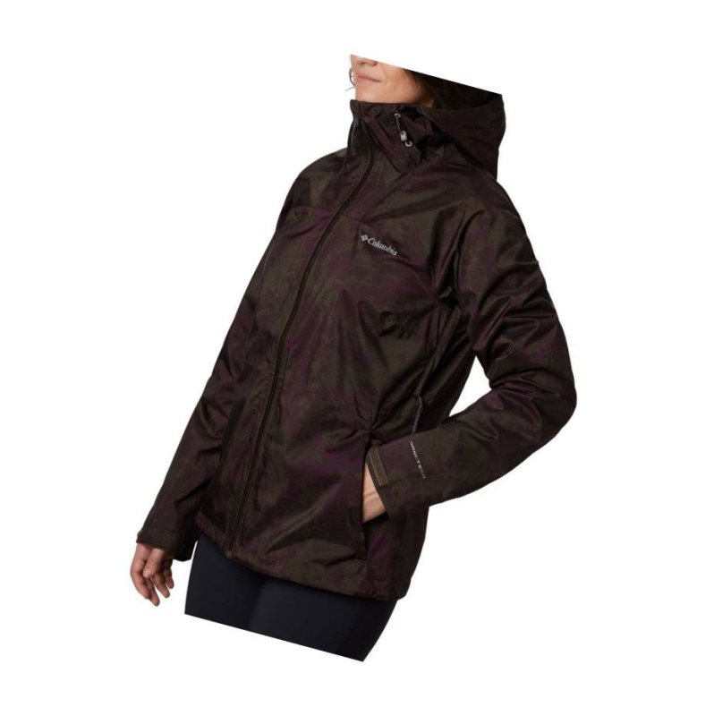 Columbia Evolution Valley II Mont Kadın Zeytin Yeşili Camo | 95602-ONLC