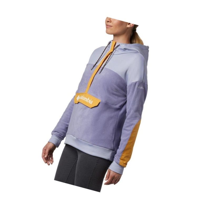 Columbia Exploration Fleece Anorak Kapşonlu Kadın Mor | 14729-WHZX