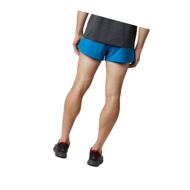 Columbia FKT Run Şort Erkek Mavi | 38056-PHKY
