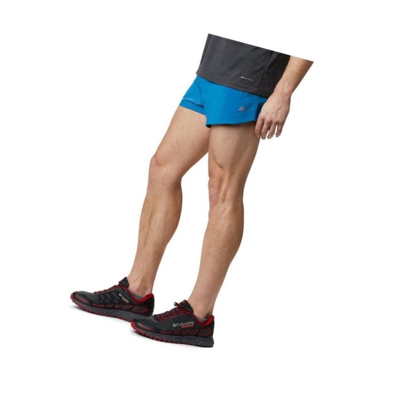 Columbia FKT Run Şort Erkek Mavi | 38056-PHKY