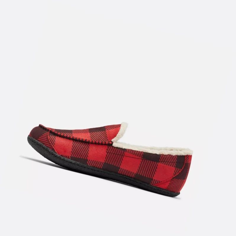 Columbia Fairhaven Terlik Erkek Kırmızı Siyah | 35842-PFHN