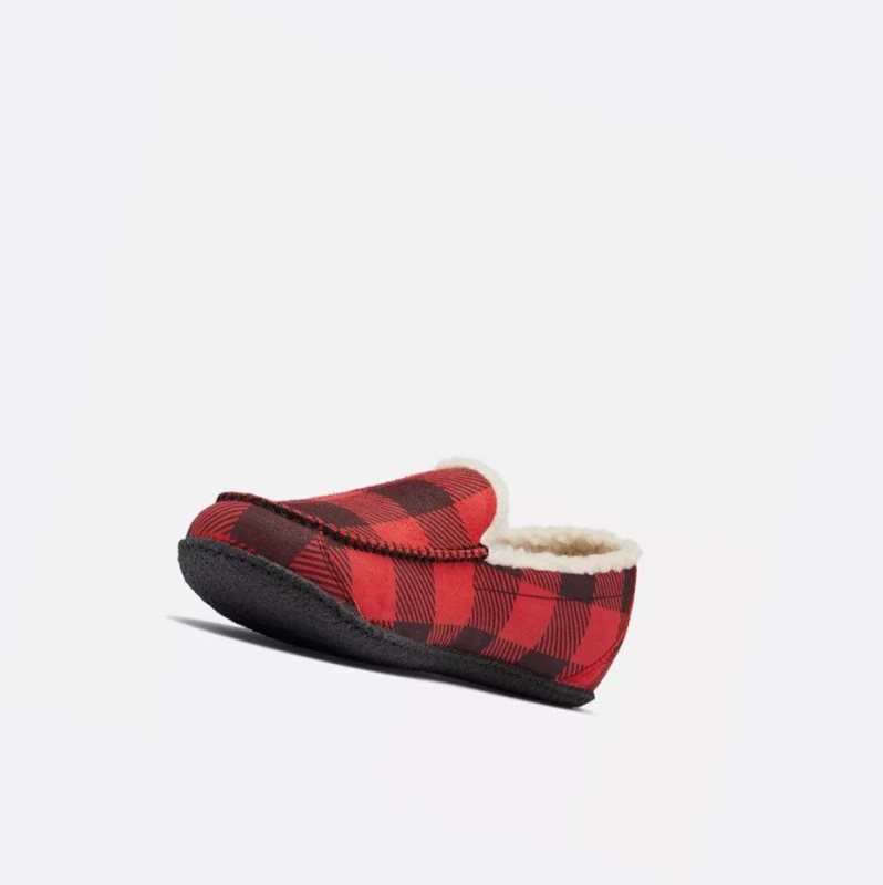 Columbia Fairhaven Terlik Erkek Kırmızı Siyah | 35842-PFHN
