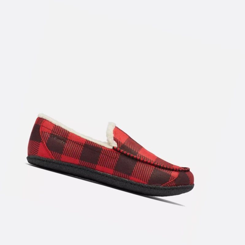 Columbia Fairhaven Terlik Erkek Kırmızı Siyah | 35842-PFHN