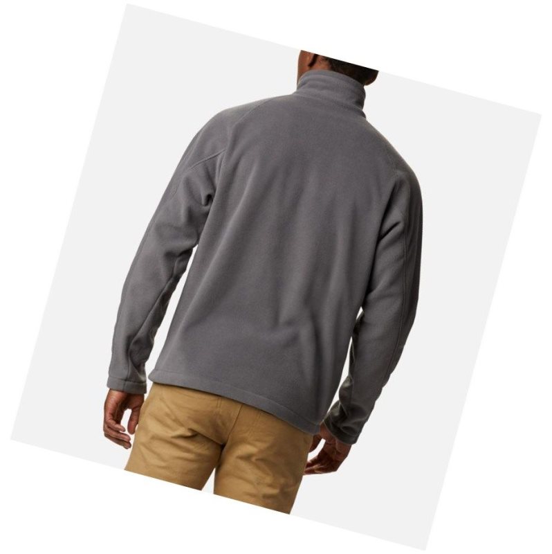 Columbia Fast Trek III Half Zip Fleece Sweatshirt Erkek Gri | 07859-AHDI