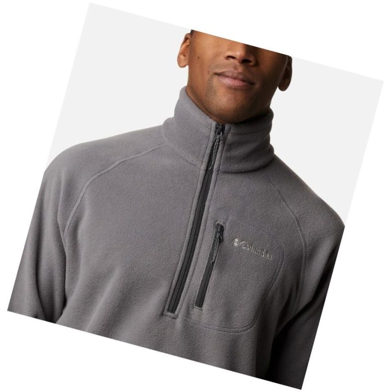 Columbia Fast Trek III Half Zip Fleece Sweatshirt Erkek Gri | 07859-AHDI