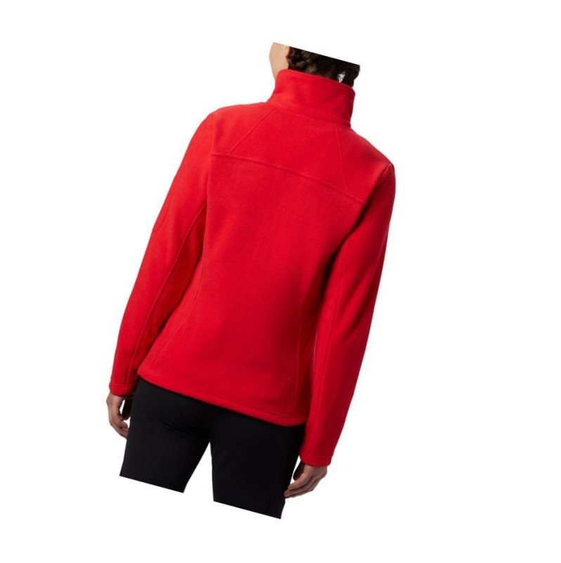 Columbia Fast Trek II Fleece Mont Kadın Kırmızı | 31486-AUPM