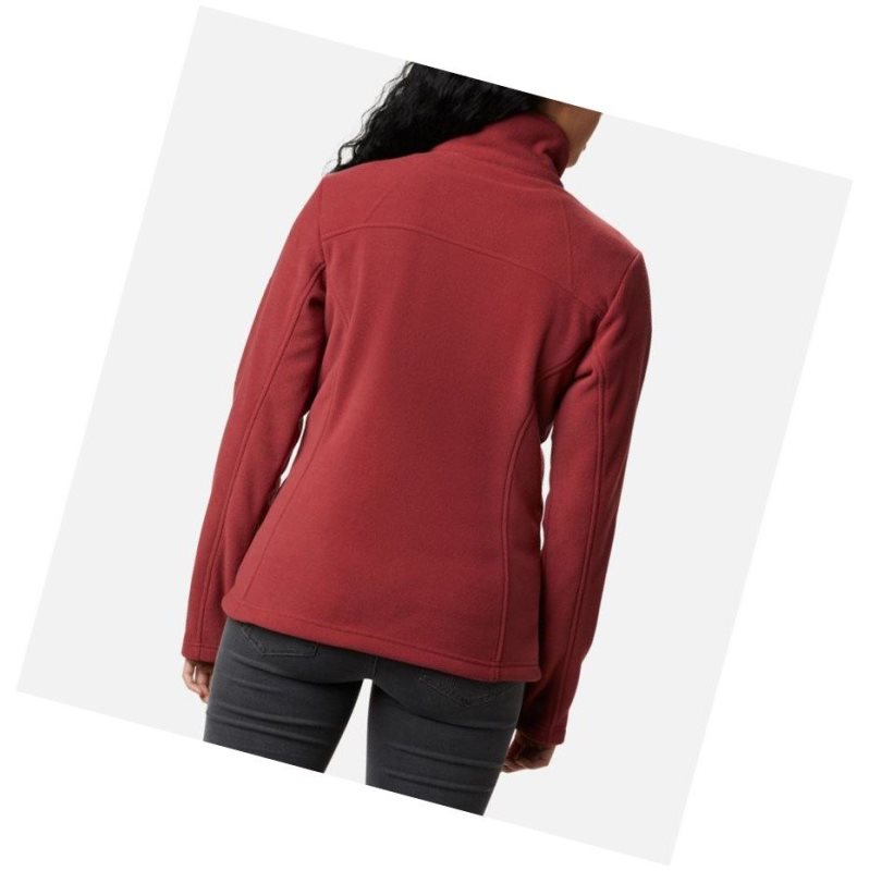 Columbia Fast Trek II Fleece Mont Kadın Kırmızı | 85490-PCFD