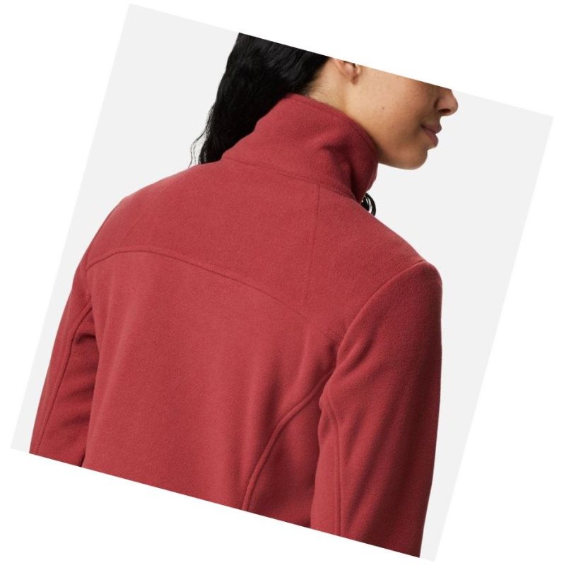 Columbia Fast Trek II Fleece Mont Kadın Kırmızı | 85490-PCFD