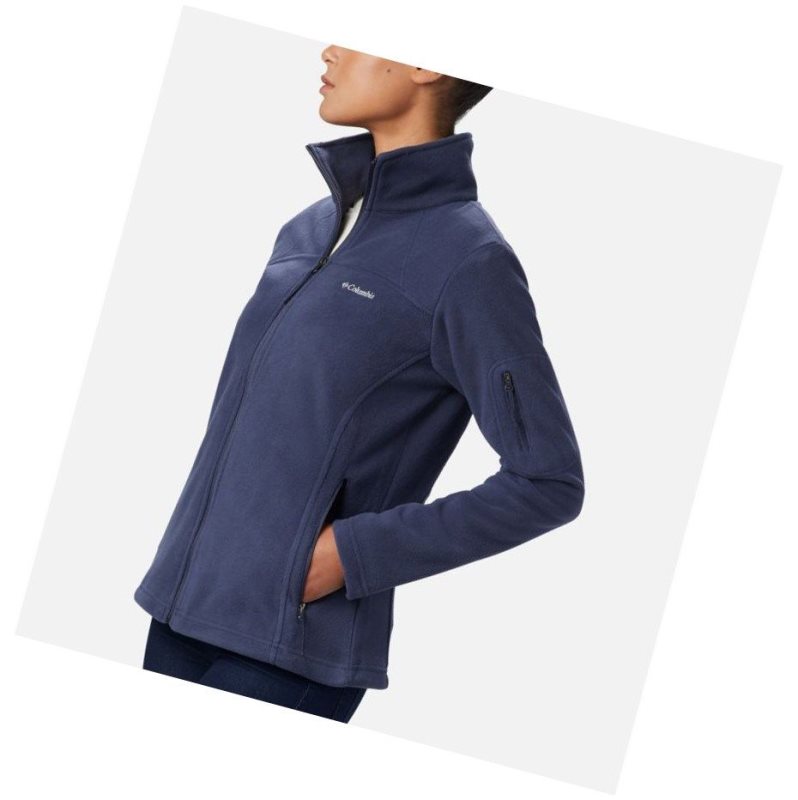 Columbia Fast Trek II Fleece Mont Kadın Lacivert | 05927-PXRI