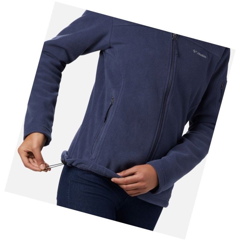 Columbia Fast Trek II Fleece Mont Kadın Lacivert | 05927-PXRI