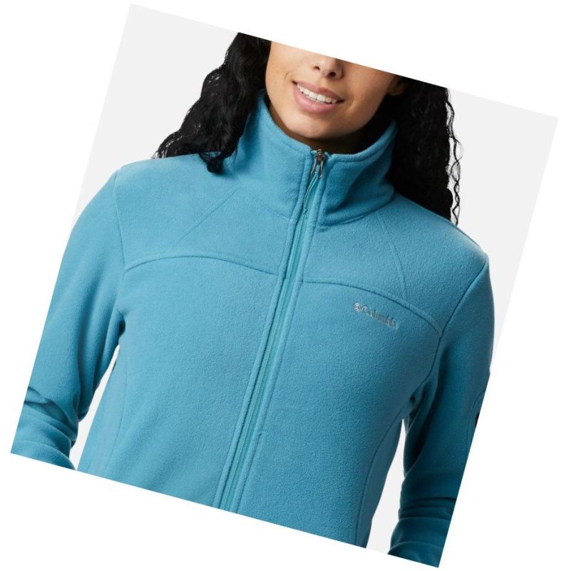 Columbia Fast Trek II Fleece Mont Kadın Mavi | 59760-VIGW
