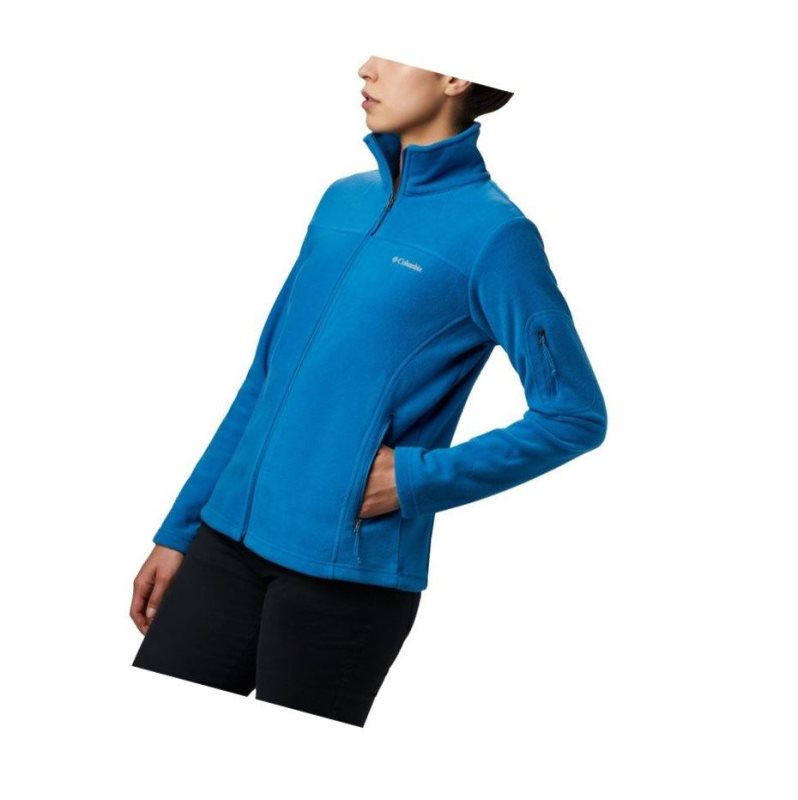 Columbia Fast Trek II Fleece Mont Kadın Mavi | 58670-ZQSR