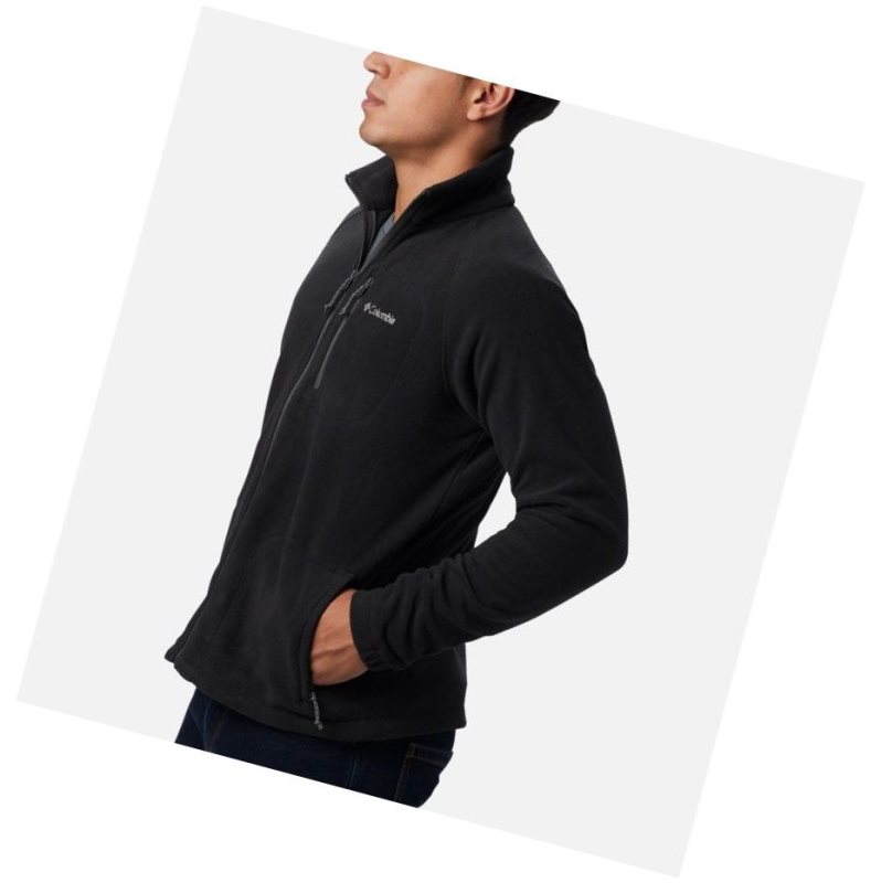 Columbia Fast Trek II Full Zip Fleece Mont Erkek Siyah | 97065-QDVY