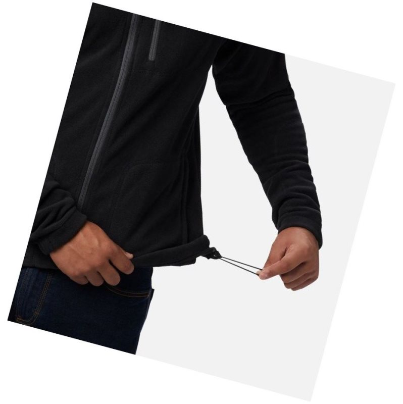 Columbia Fast Trek II Full Zip Fleece Mont Erkek Siyah | 97065-QDVY