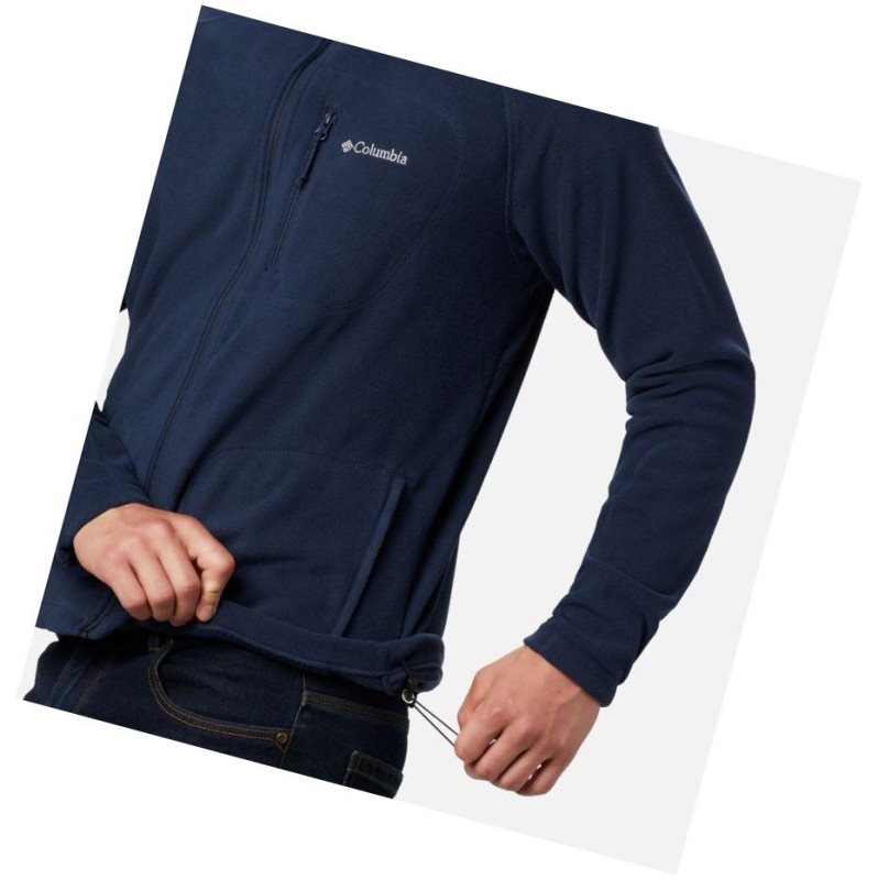Columbia Fast Trek II Full Zip Fleece Tall Mont Erkek Lacivert | 19872-OZWS