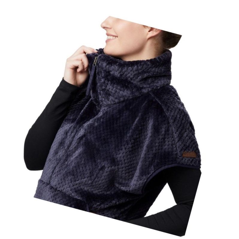 Columbia Fire Side III Sherpa Shrug Mont Kadın Lacivert | 95781-XKSB