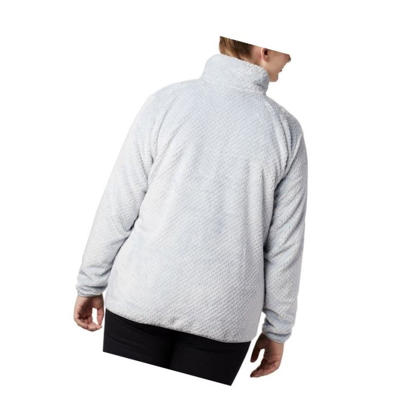 Columbia Fire Side II Plush Full Zip Fleece Plus Size Mont Kadın Gri | 86904-WSHM