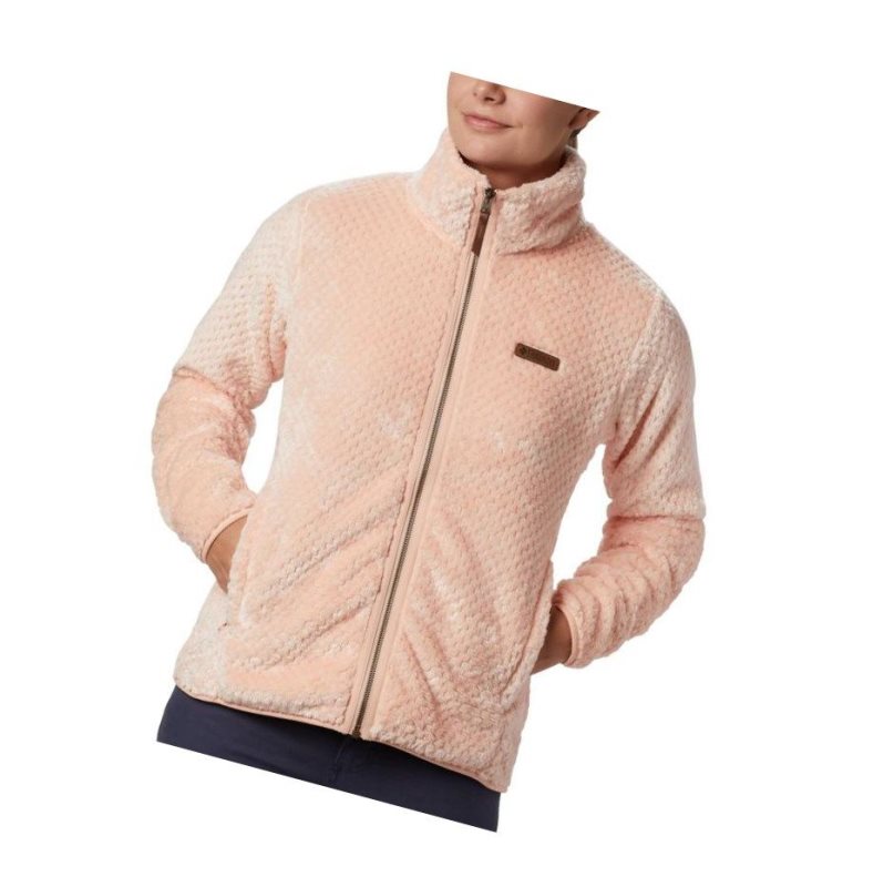 Columbia Fire Side II Sherpa Full Zip Fleece Mont Kadın Pembe | 78325-LAFR