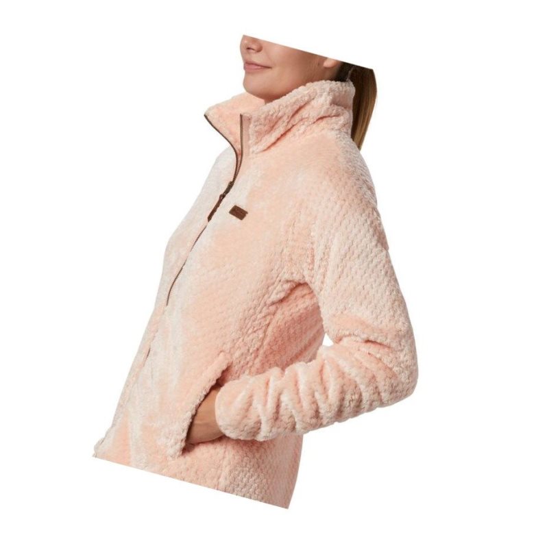 Columbia Fire Side II Sherpa Full Zip Fleece Mont Kadın Pembe | 78325-LAFR