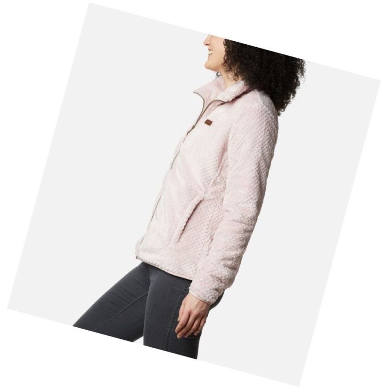 Columbia Fire Side II Sherpa Full Zip Fleece Mont Kadın Pembe | 86490-JNWT