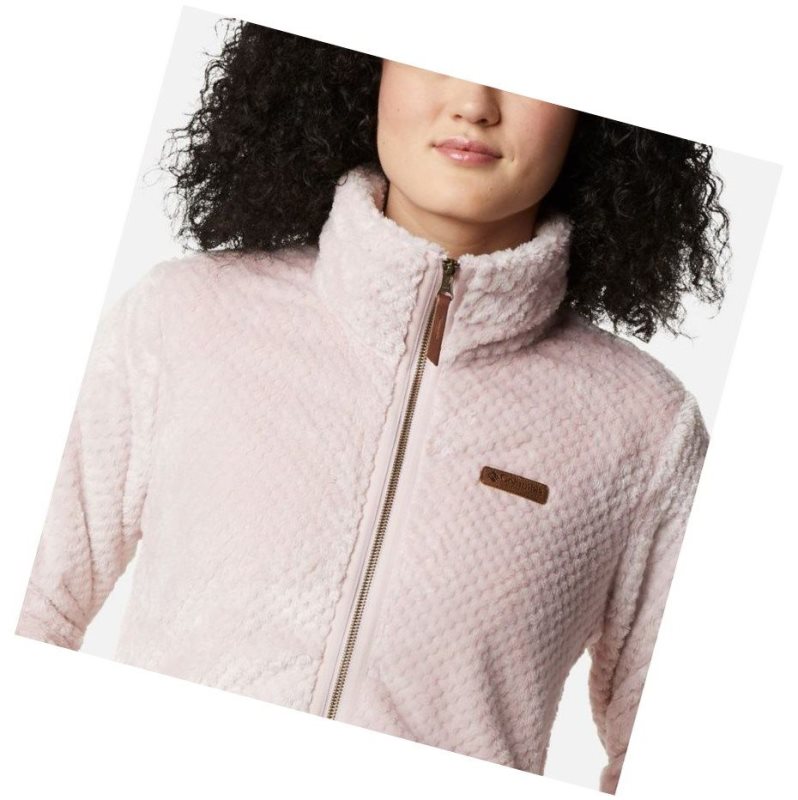 Columbia Fire Side II Sherpa Full Zip Fleece Mont Kadın Pembe | 86490-JNWT